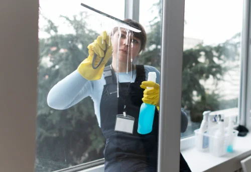 Nettoyage de vitres intérieures et extérieures à Péret